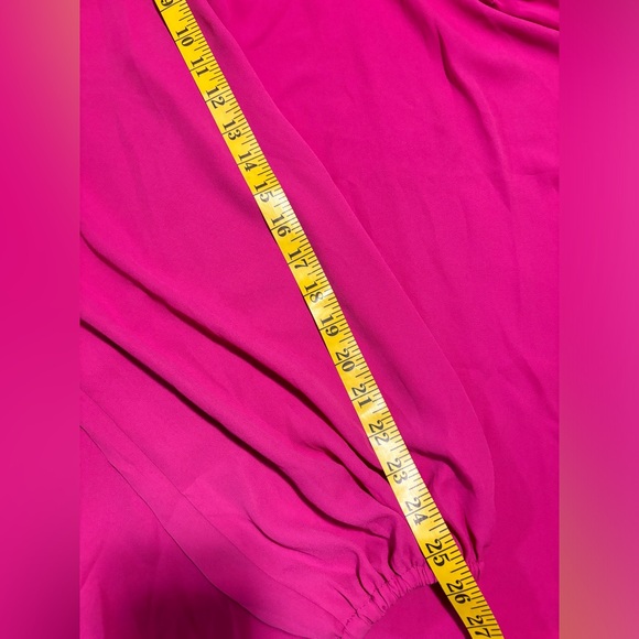 Eloquii pink top with neck ties, 20 - Picture 5 of 11